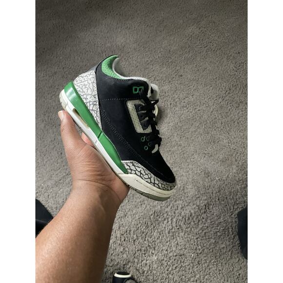 Size 4Y - Air Jordan 3 Retro Mid Pine Green Black Green Women’s 5.5 - Picture 1 of 6